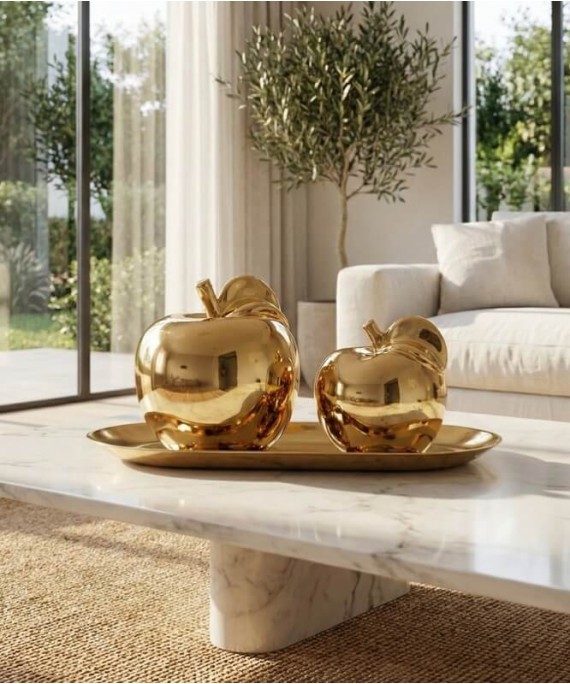 ZEYVE CERAMIC 2-PIECE APPLE SET TRAY 23x10x9cm